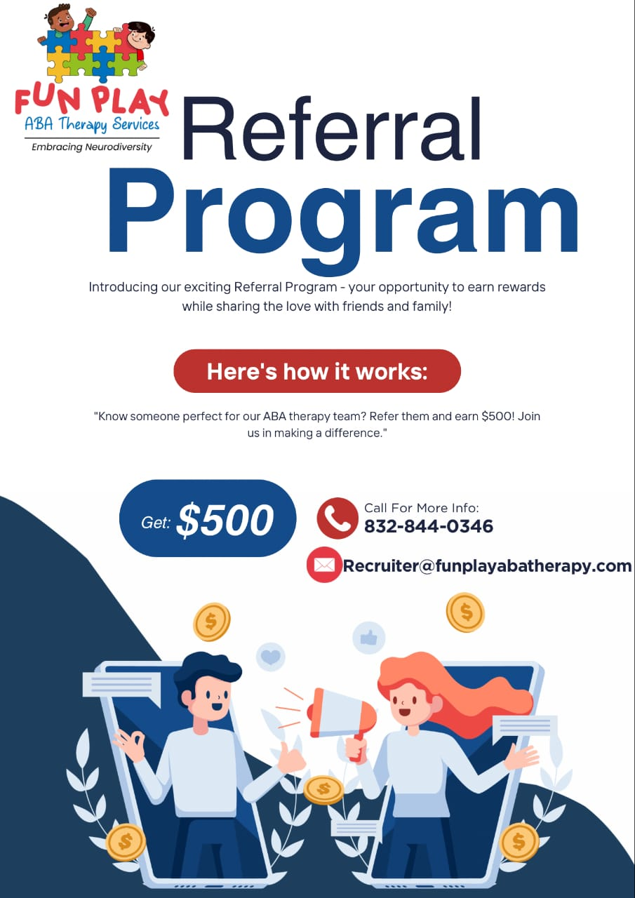 Fun Play ABA Therapy Services referral program